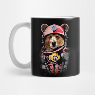 Firefighter bear Mug